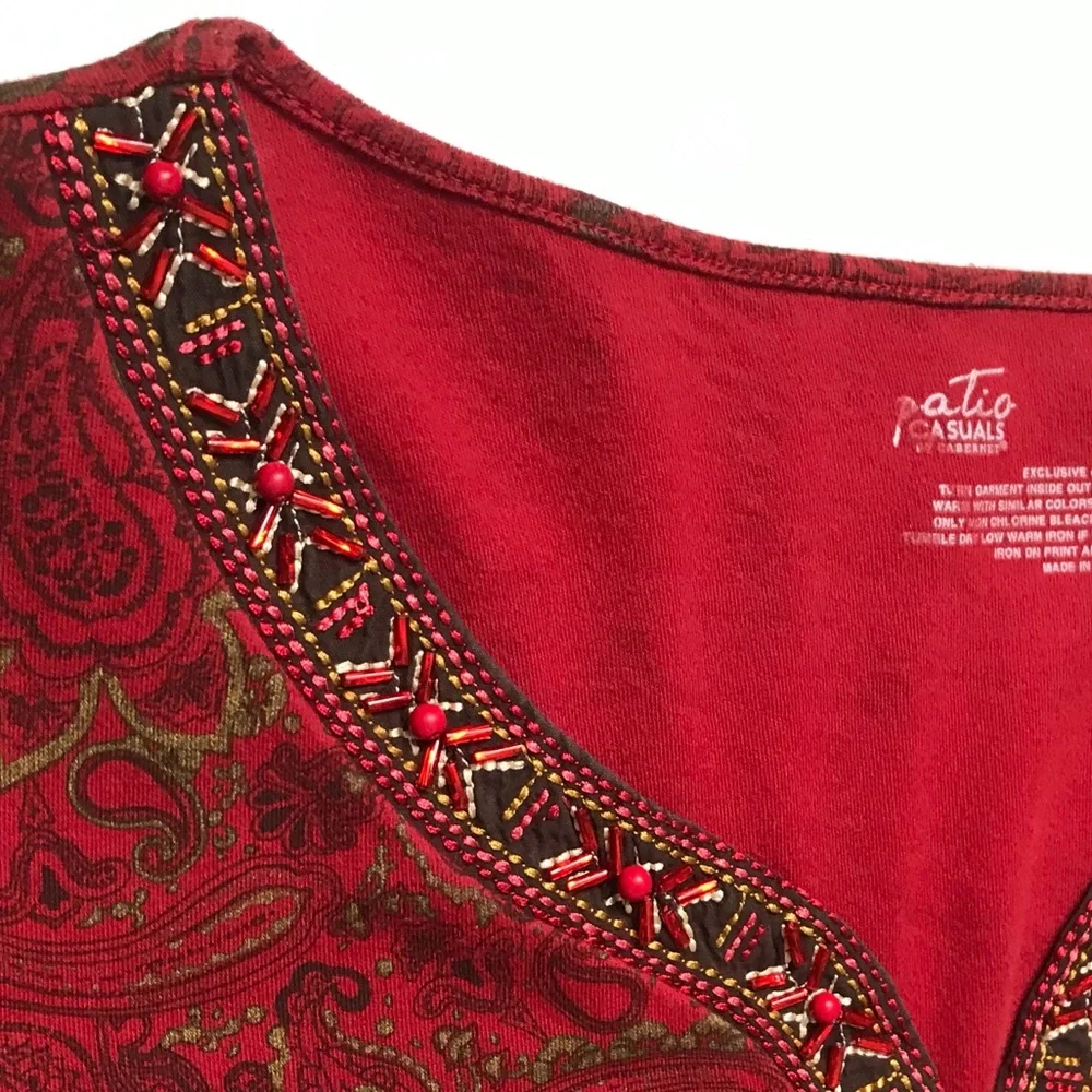 Beaded Paisley Boho Maxi Dress Size S Bohemian Midi Ethnic Fancy Party Boho VTG